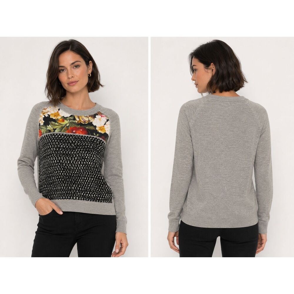 J Crew combo sweater